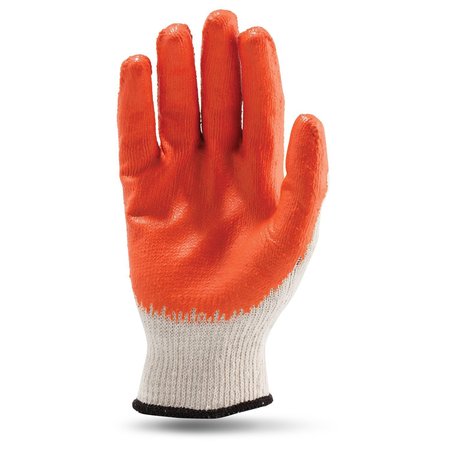 Lift Safety LATEX PALM White Mixed Fiber Knit Glove with Latex Palm  LRG G15MCL-WL